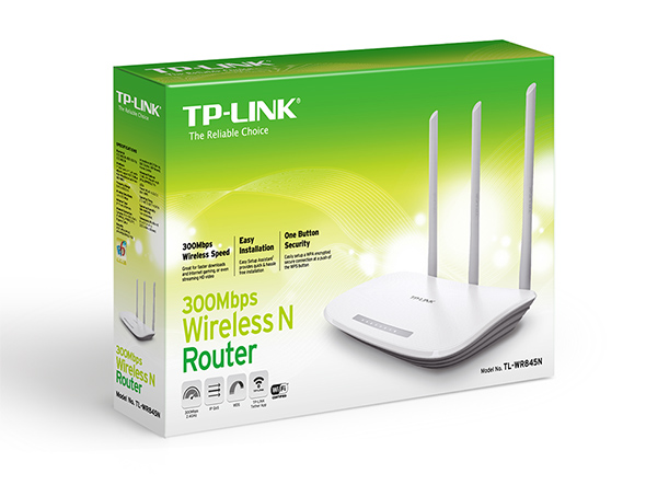 ROUTER TPLINK WIFI TLWR845N 3 ANT 300 MBPS
